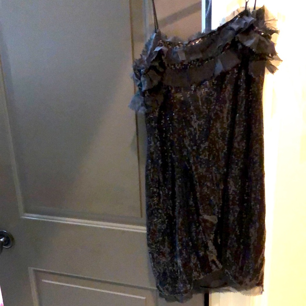 Susana Monaco sequined string dress.